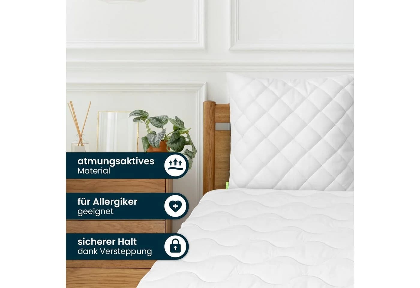 Gentle North Microfaserbettdecke + Kopfkissen Set Ganzjahresdecke 100% Polyester - Bild 3