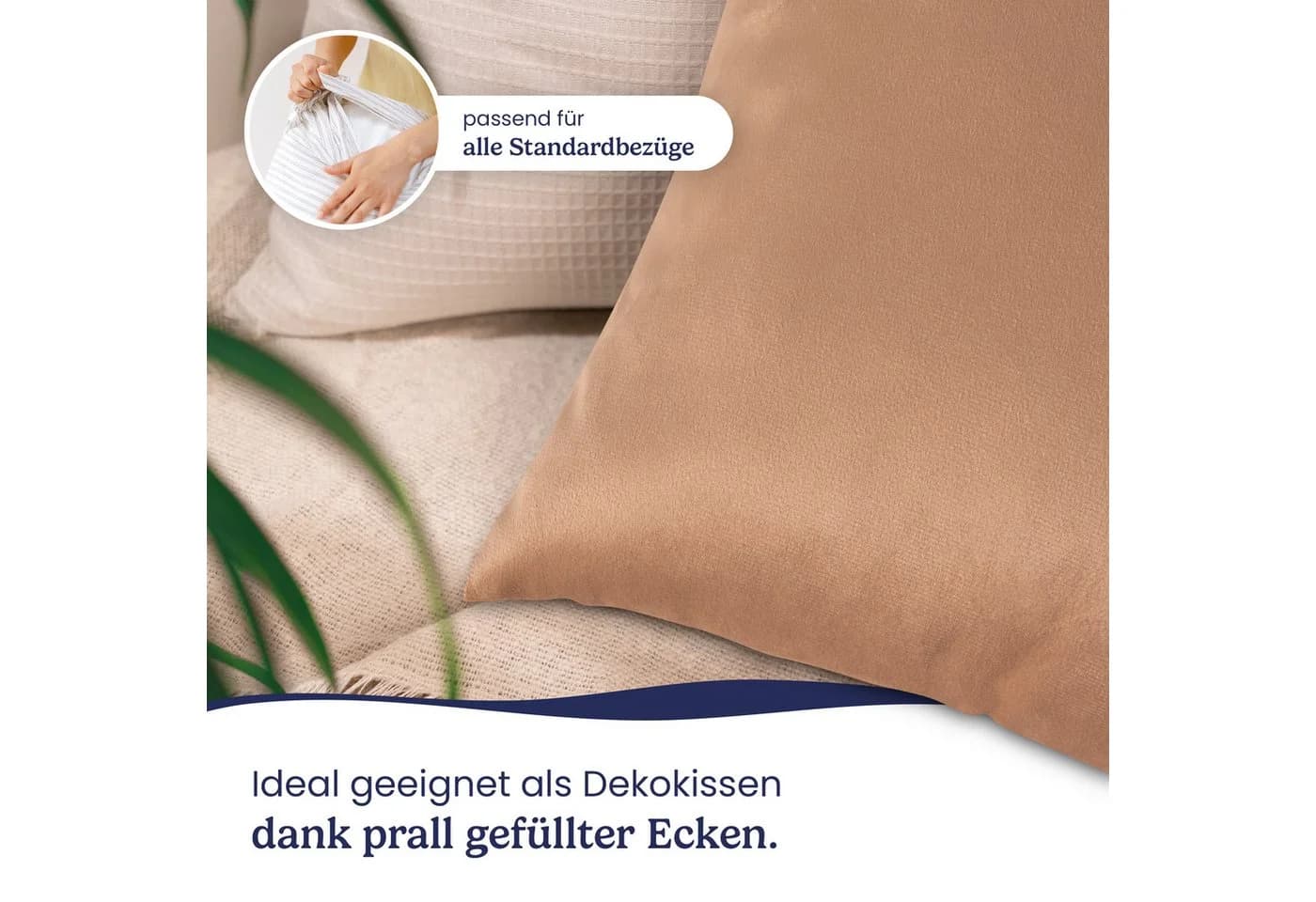 Gentle North Microfaserkissen 2er Set 40x40 cm - Bild 3