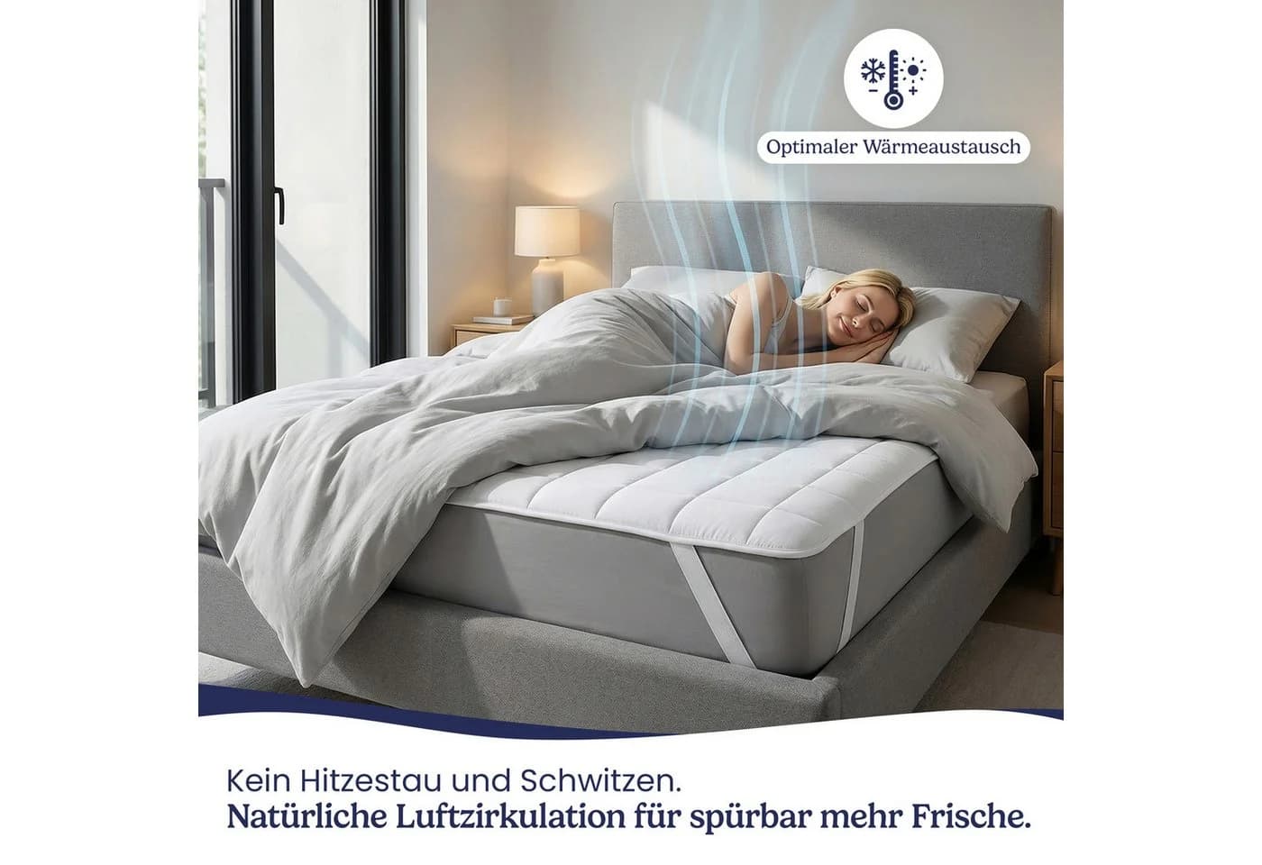 Gentle North Matratzenschoner mit Baumwolle - bei 60°C waschbar - Bild 5