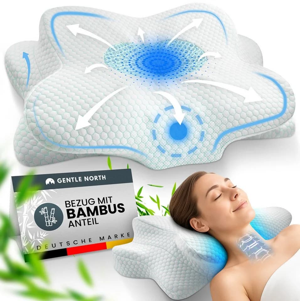 Gentle North Nackenstützkissen Orthopädisches Memory Foam - Bild 2