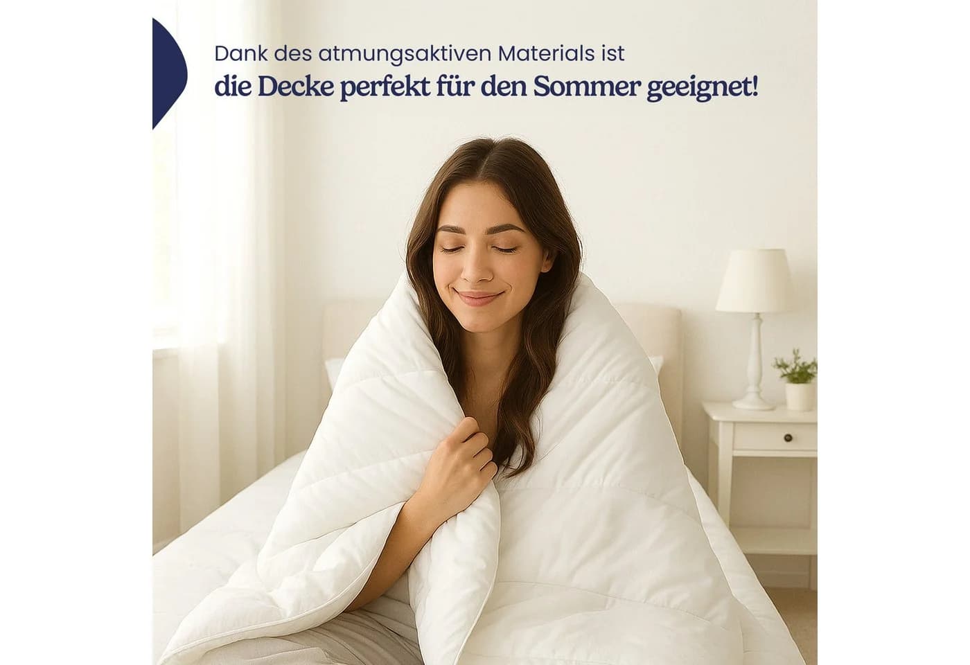 Gentle North Microfaserbettdecke Allergiker Ganzjahresdecke 135x200cm - Bild 3