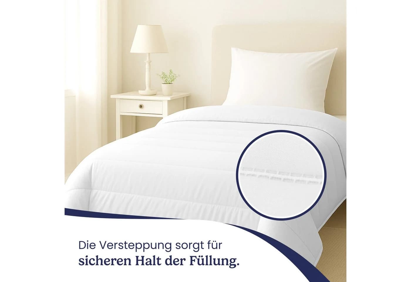 Gentle North Microfaserbettdecke Allergiker Ganzjahresdecke 135x200cm - Bild 4
