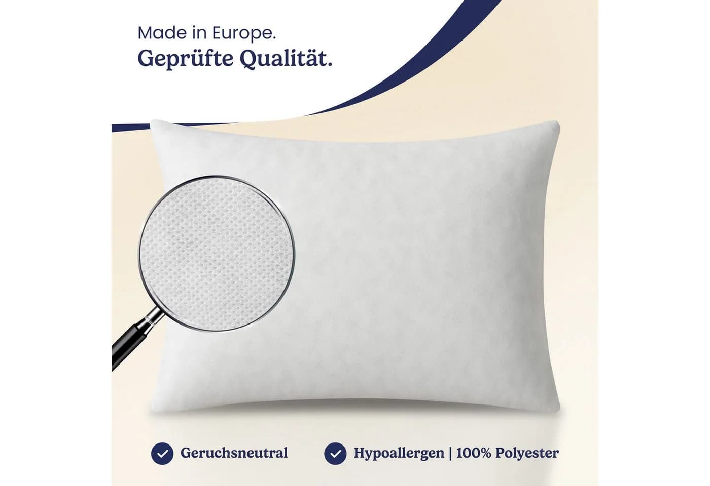 Gentle North Microfaserkissen 4er-Set – Weich, Waschen & Deko