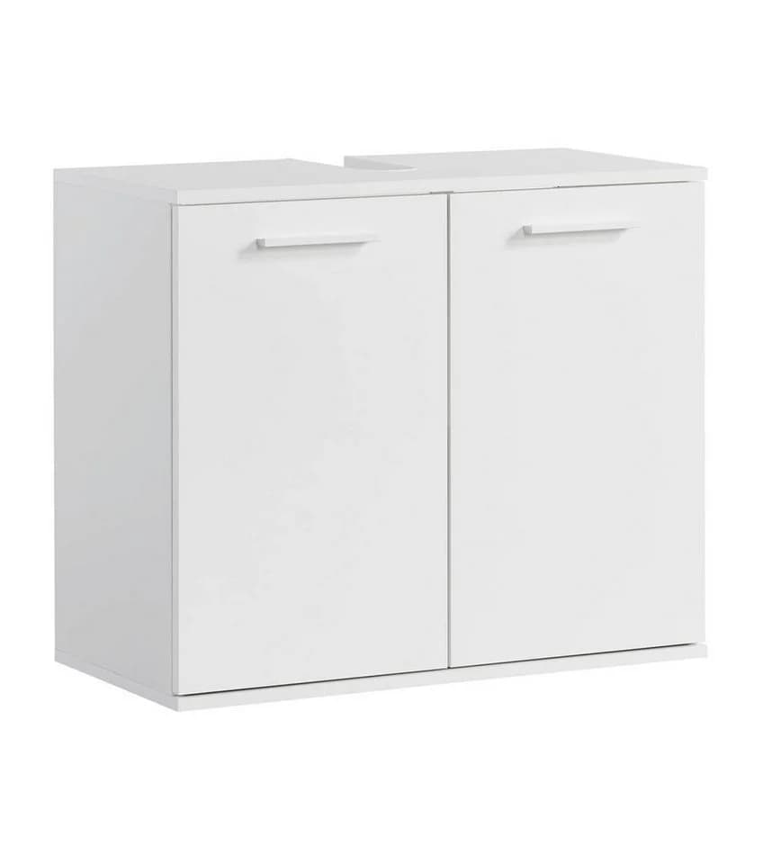 mokebo Waschbeckenunterschrank Weiß Holzwerkstoff Badmöbel - Bild 2