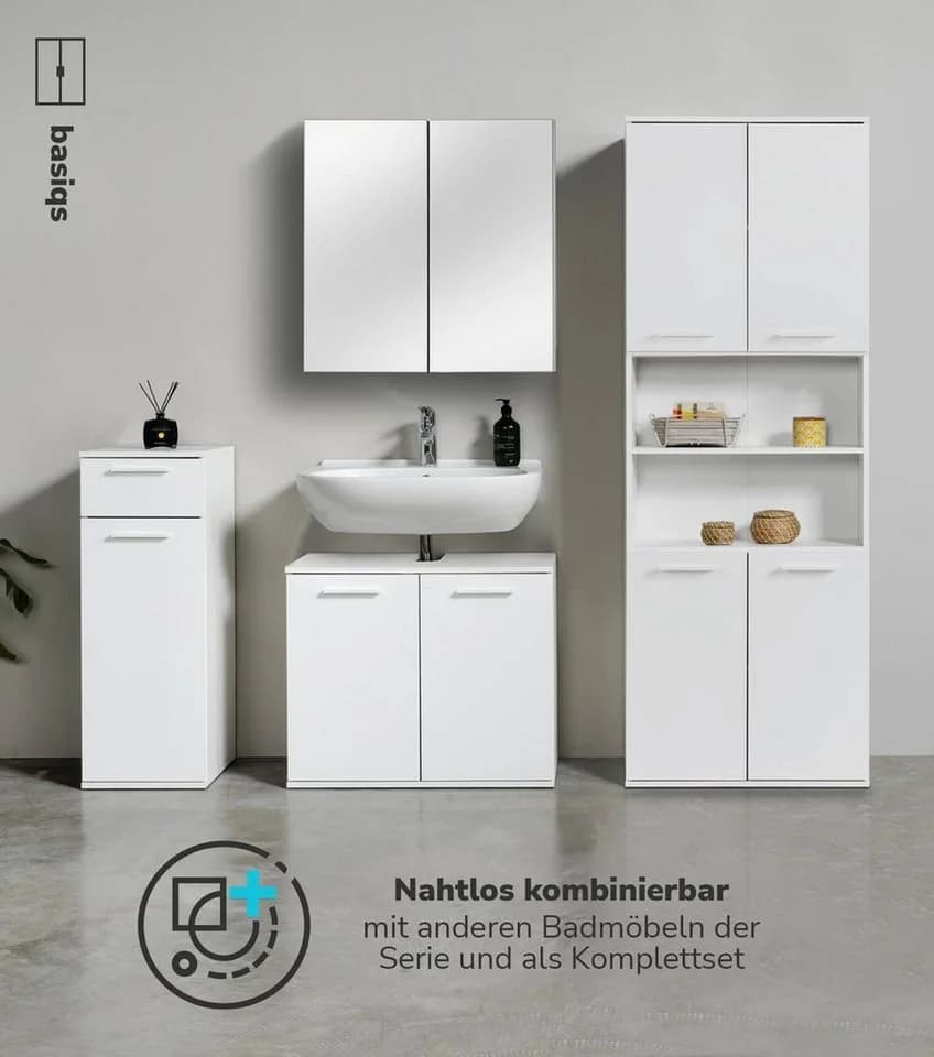 mokebo Hochschrank Der Kapitän Weiß mit 5 Einlegeböden - Bild 5