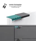 mokebo Möbelgriff Der Handliche Weiß Metall Push-to-Open Bild 3