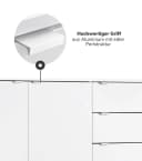mokebo Möbelgriff Der Handliche Weiß Metall Push-to-Open Bild 5