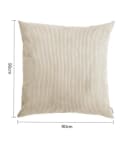 mokebo Sofakissen Das Anschmiegsame Cordstoff Beige XXL Bild 5
