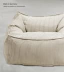 mokebo Sitzsack Der Lümmel Beige Cordstoff mit Armlehnen Bild 5