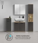 mokebo Midischrank Der Matrose Anthrazit Schwarz Holzwerkstoff Bild 5