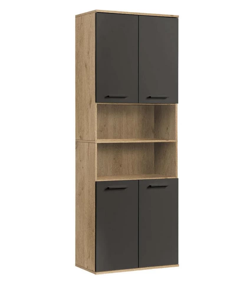 mokebo Hochschrank Der Kapitän Eiche Modern Badschrank - Bild 2