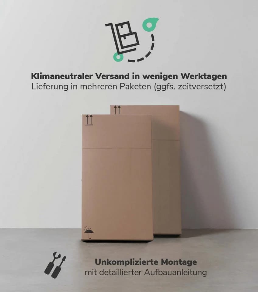 mokebo Hochschrank Der Kapitän Eiche Modern Badschrank - Bild 4