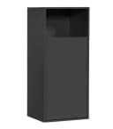 mokebo Wäscheschrank Der Wäschehüter 1-türig Schwarz Bild 2