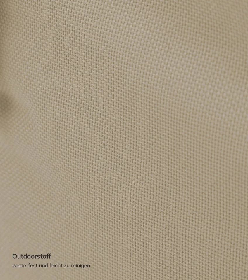 mokebo Sitzsack Sunnyboy Outdoor Beige mit Armlehnen - Bild 4
