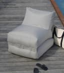mokebo Sitzsack Summerdream Outdoor Lichtgrau mit Schutzhülle Bild 3