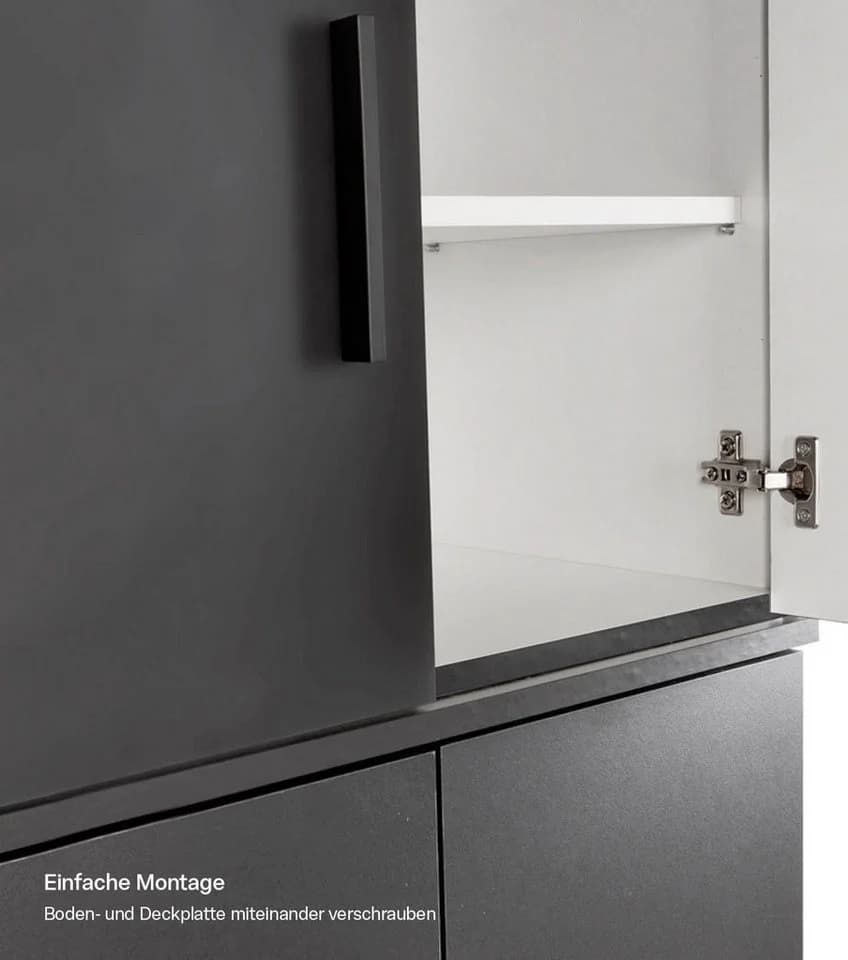 mokebo Mehrzweckschrank-Aufsatz 'Der Turm' Schwarz - Bild 4