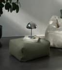 mokebo Pouf Der Ruhestifter Cordstoff Olivegrün Bild 1