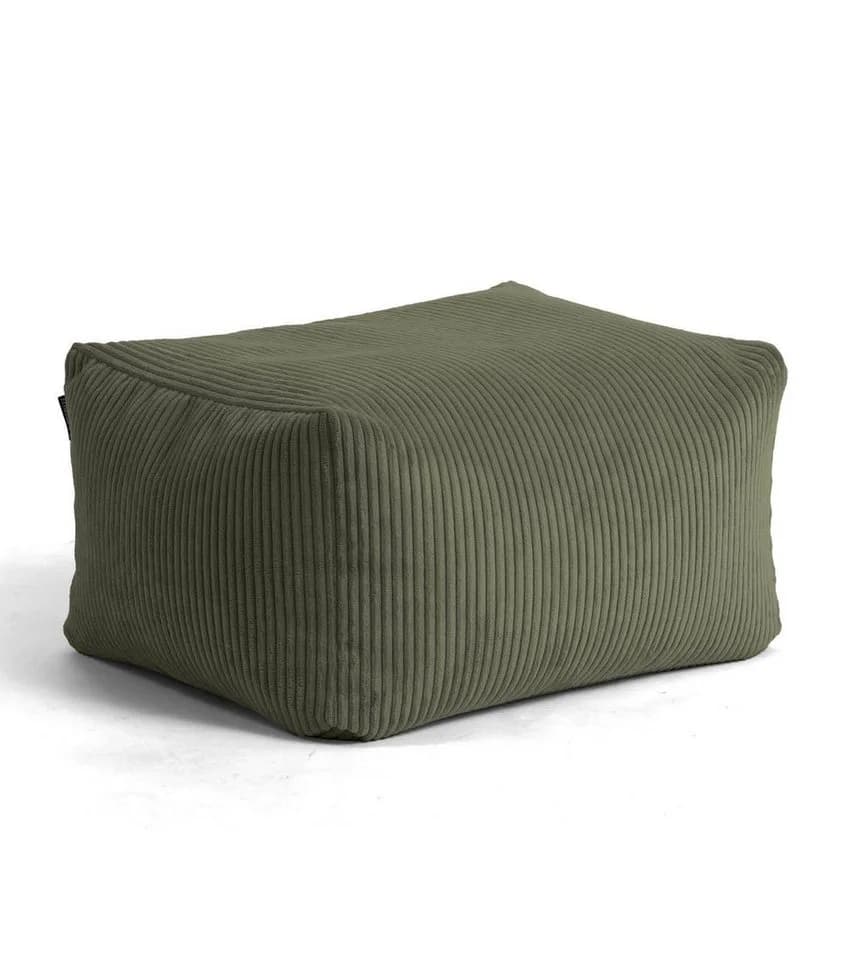 mokebo Pouf Der Ruhestifter Cordstoff Olivegrün - Bild 2