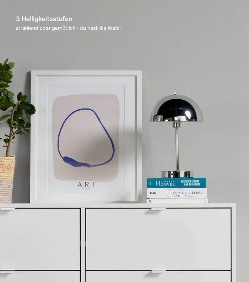 mokebo Tischleuchte Der Leuchtturm, Warmweiß, kabellos, aufladbar, dimmbare LED-Lampe - Bild 5