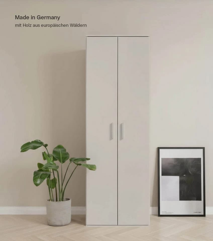 mokebo Mehrzweckschrank Der Lange 60x180 cm mit Staubsaugerfach - Bild 4