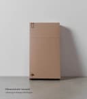 mokebo Mehrzweckschrank Der Praktische 60x90 cm mit Schublade Büroschrank Aktenschrank Flurschrank Apothekerschrank in Beige Grau Bild 5