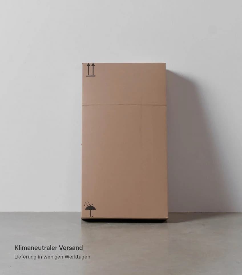 mokebo Mehrzweckschrank Der Praktische 60x90 cm mit Schublade Büroschrank Aktenschrank Flurschrank Apothekerschrank in Beige Grau - Bild 5