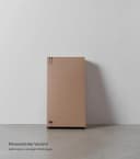 mokebo Hochschrank Der Kapitän Beige Grau mit 5 Böden Bild 4