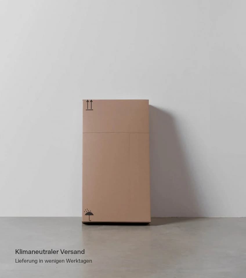 mokebo Hochschrank Der Kapitän Beige Grau mit 5 Böden - Bild 4