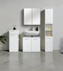 mokebo Hochschrank Der Kapitän Beige Grau mit 5 Böden Bild 5