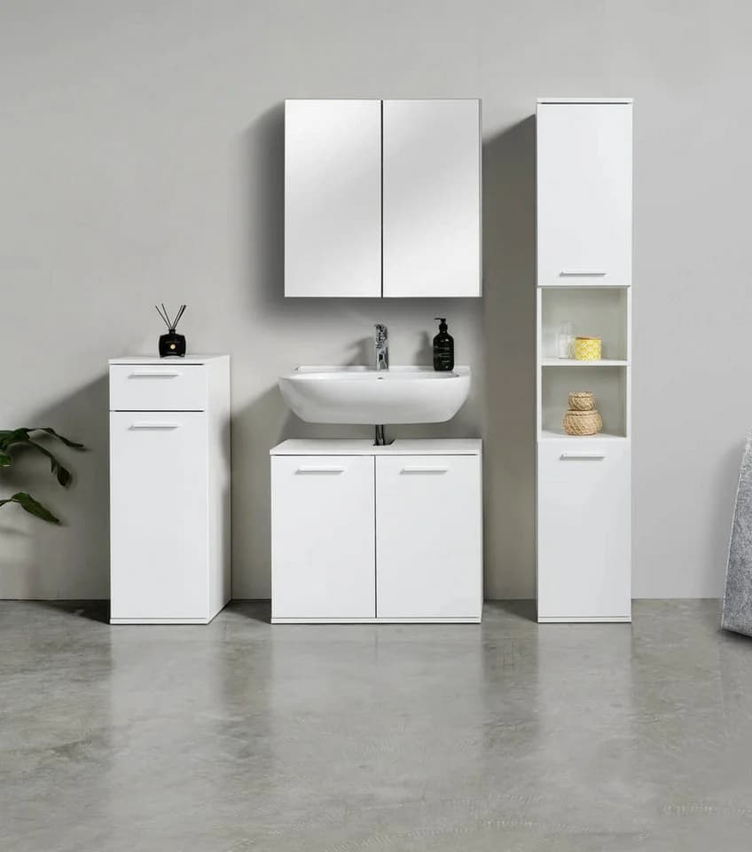 mokebo Hochschrank Der Kapitän Beige Grau mit 5 Böden - Bild 5