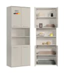 mokebo Hochschrank Der Kapitän Beige-Grau Bild 2
