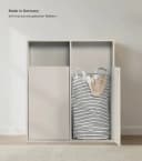 mokebo Wäscheschrank Der Wäschehüter 2-türig Beige Grau Bild 3