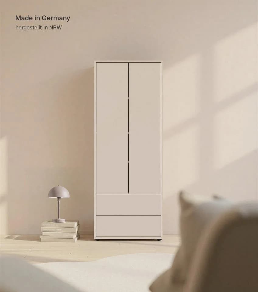 mokebo Mehrzweckschrank Hochschrank Greige - Bild 3