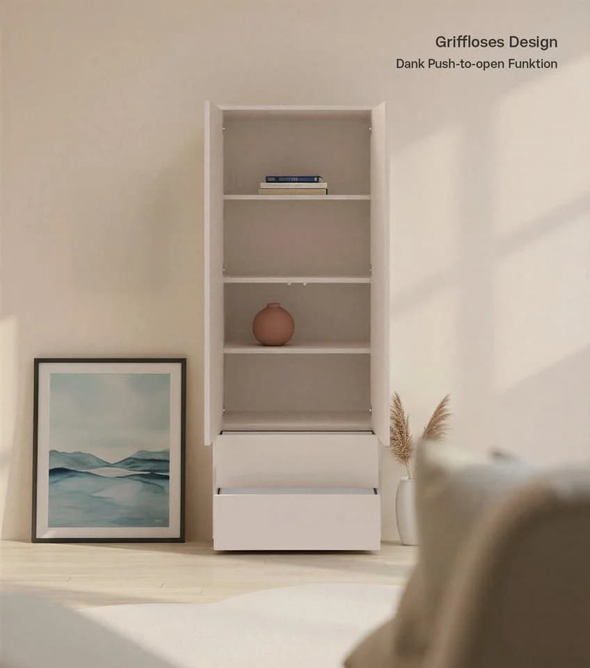 mokebo Mehrzweckschrank Hochschrank Greige - Bild 4