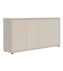 mokebo Sideboard Die Horizontale, Wohnzimmerschrank, Kommode, Beistellschrank, Anrichte in Greige Bild 2