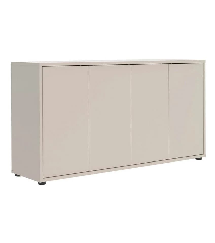 mokebo Sideboard Die Horizontale, Wohnzimmerschrank, Kommode, Beistellschrank, Anrichte in Greige - Bild 2
