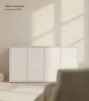 mokebo Sideboard Die Horizontale, Wohnzimmerschrank, Kommode, Beistellschrank, Anrichte in Greige Bild 3
