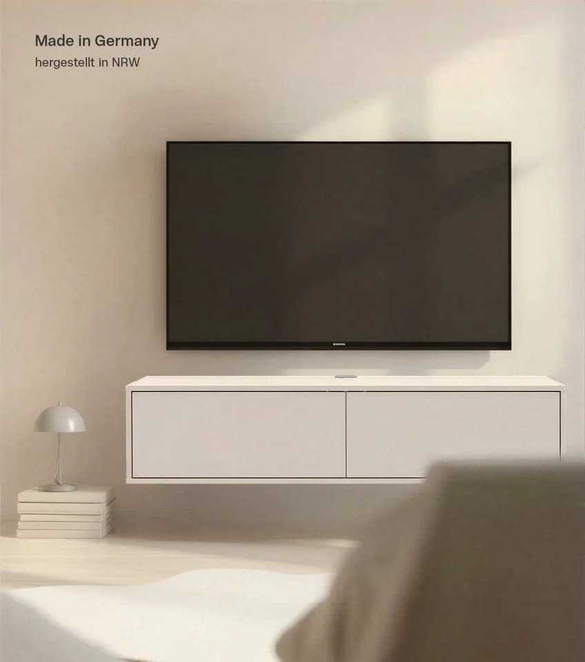 mokebo Sideboard Das Schwebende TV-Board Greige - Bild 3