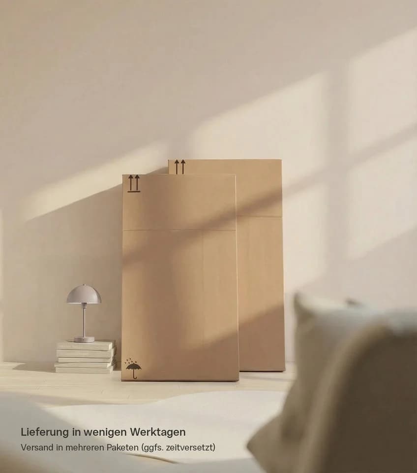 mokebo Sideboard Das Schwebende TV-Board Greige - Bild 5