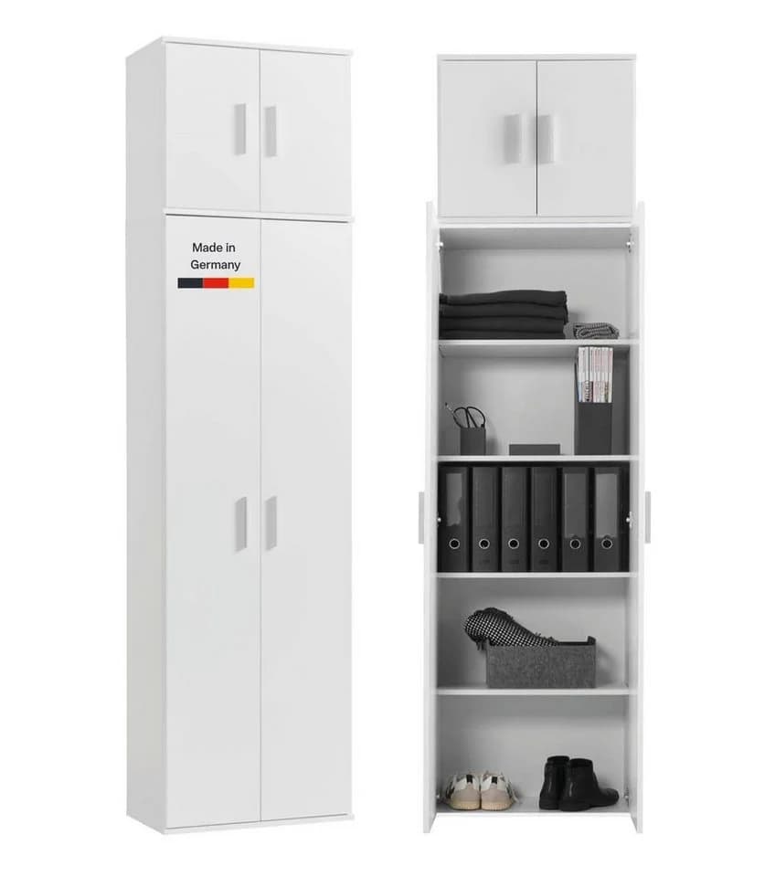 mokebo Mehrzweckschrank Aktenschrank Weiß - Bild 2