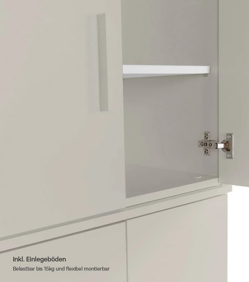 mokebo Mehrzweckschrank Greige 5 Böden - Bild 4