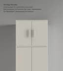 mokebo Mehrzweckschrank Extralange Beige Aktenschrank Bild 1