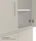 mokebo Mehrzweckschrank Extralange Beige Aktenschrank Bild 4