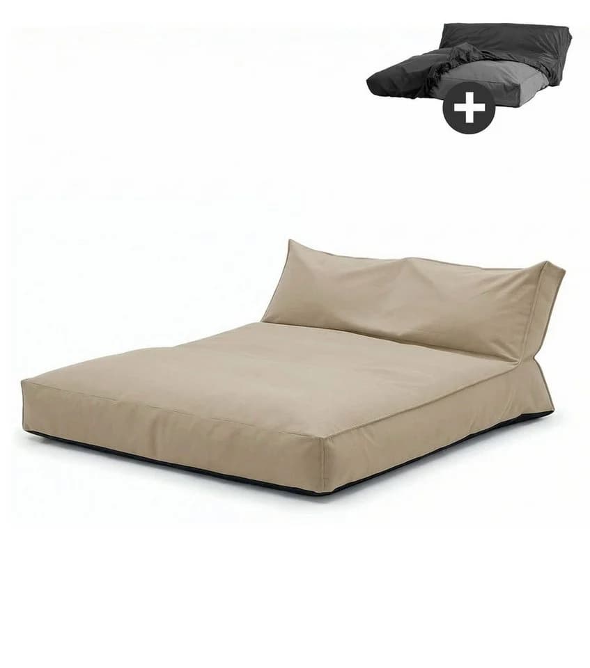 mokebo Sitzsack Outdoor Lounge 'Das Daybed' Sand - Bild 2