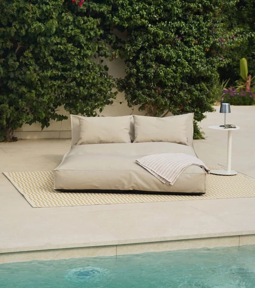 mokebo Sitzsack Outdoor Lounge 'Das Daybed' Sand - Bild 5