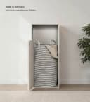 mokebo Wäscheschrank Der Wäschehüter 1-türig Beige Grau Bild 3