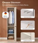 mokebo Kleiderschrank Robe Beige Push-to-Open Grifflos Bild 3