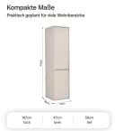 mokebo Kleiderschrank Robe Beige Push-to-Open Grifflos Bild 4