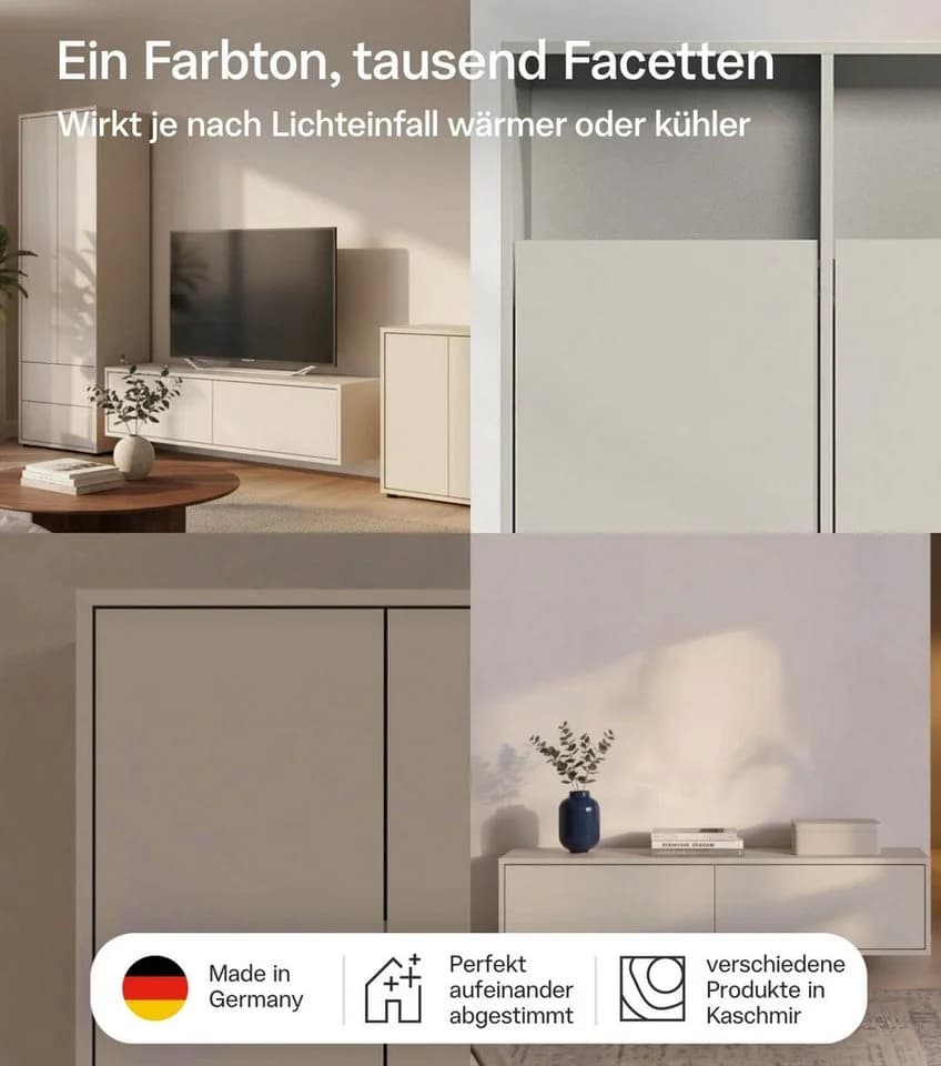mokebo Kleiderschrank Robe Beige Push-to-Open Grifflos - Bild 5