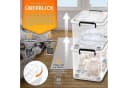 tillvex Aufbewahrungsbox mit Deckel, Kunststoff, 4er Set, transparent Bild 3